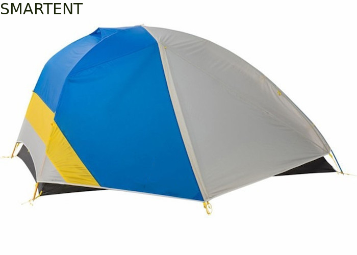 Tente de randonnée à double couche polyester 70D imperméable à l'eau pour 2 personnes 210*180*110CM fournisseur