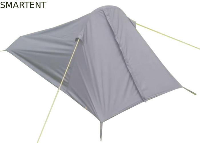Équipement de camping en plein air Tentes de trekking gonflables à deux couches en polyester enduit en PU noir imperméable à l'eau pour 1 personne fournisseur