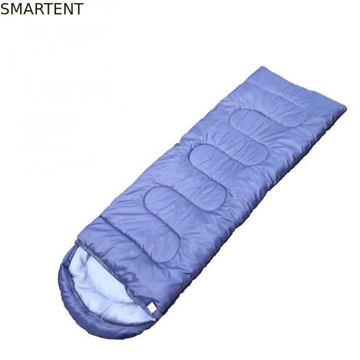 Sac de couchage de montagne extérieur bleu imperméable à l'eau 190T polyester 210 * 75cm fournisseur