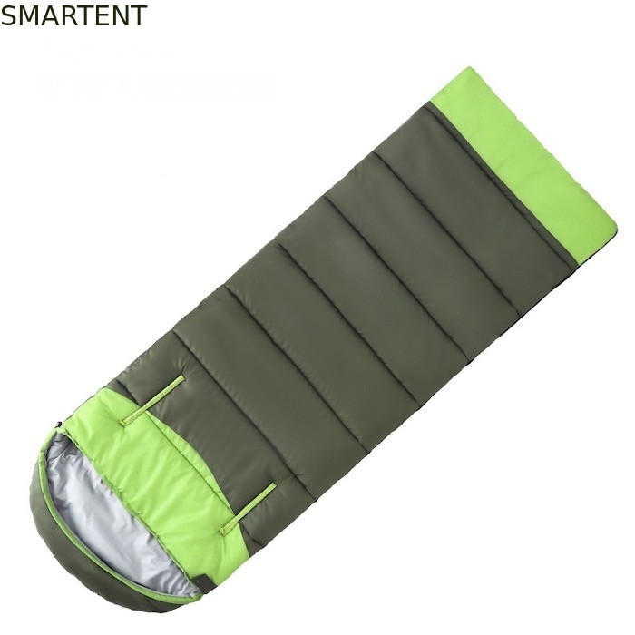 80'*28' imperméable à l'eau vert 1 personne Enveloppe de conception sac de couchage de montagne 190T polyester fournisseur