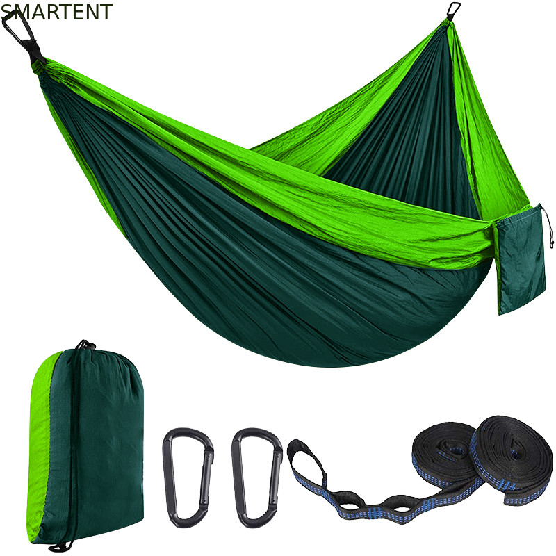 280*140CM Léger double couleur 210T Nylon Ripstop Outdoor Portable Hammock de camping fournisseur