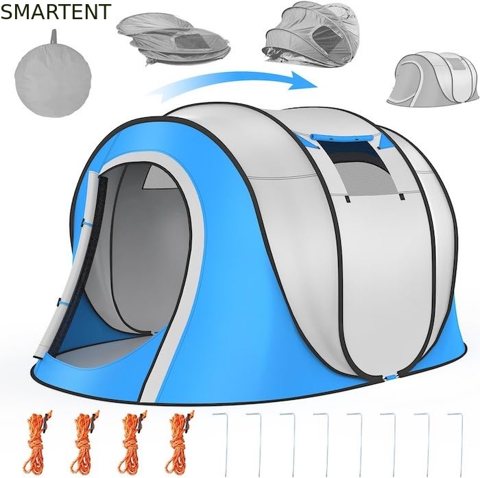 102*75*39 pouces Tente de camping pour 2 à 4 personnes avec fenêtres en maille fournisseur