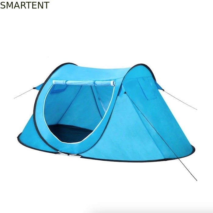 86.6*37.4*47.2 pouces Tente de camping bleue avec treillis ventilé fournisseur