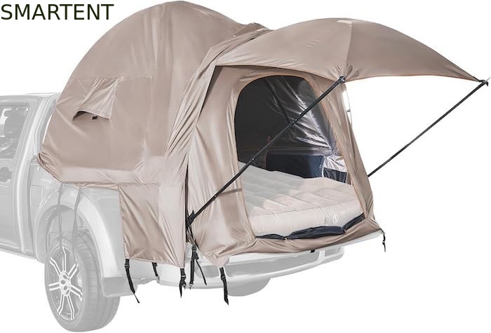 82.7*66.9*66.9 pouces Khaki 210D en argent enduit polyester Tente de camionnette avec fenêtres ventilées pour le camping en plein air fournisseur