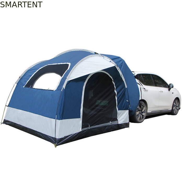 250*250*200CM PU2000MM enduit de polyester 210D Tente de camping SUV à 2 portes avec poteaux en fibre de verre et fenêtres en maille fournisseur