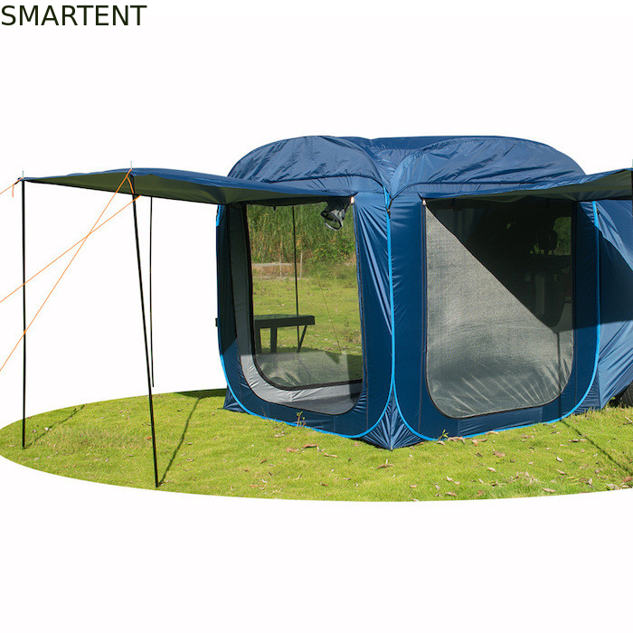 200*200*196CM Plaqué en argent 210T Pop UP Tente SUV avec conception imperméable à l'eau et protection UV fenêtres en maille fournisseur
