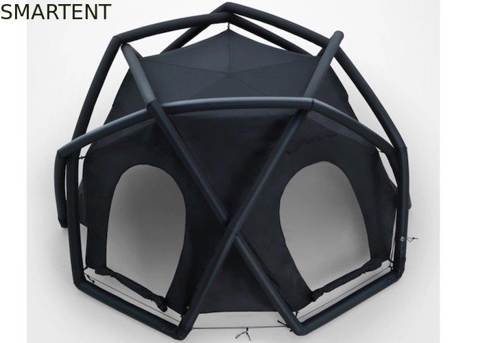 300*270*170 cm Noir imperméable à l'eau 210T Deluxe Double couche inflatable Queen Tent Avec piscine gonflable Et protection UV fournisseur