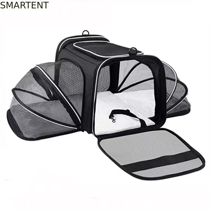 Dogs Cats and Rabbits Cute Pet Supplies Playful Style Chew Play Sleep Functions Gray Cationic Polyester Multi-Purpose Outdoor Travel Carry HandBag fournisseur