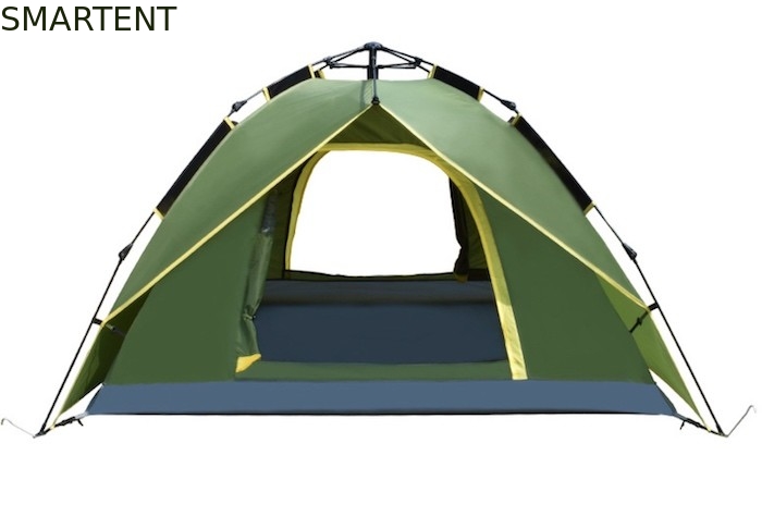 Tentes de camping en plein air Design de mode Multifonctionnelle automatique en fibre de verre Canopy confortable Protège-soleil et imperméable à la pluie pour 3-4 personnes fournisseur