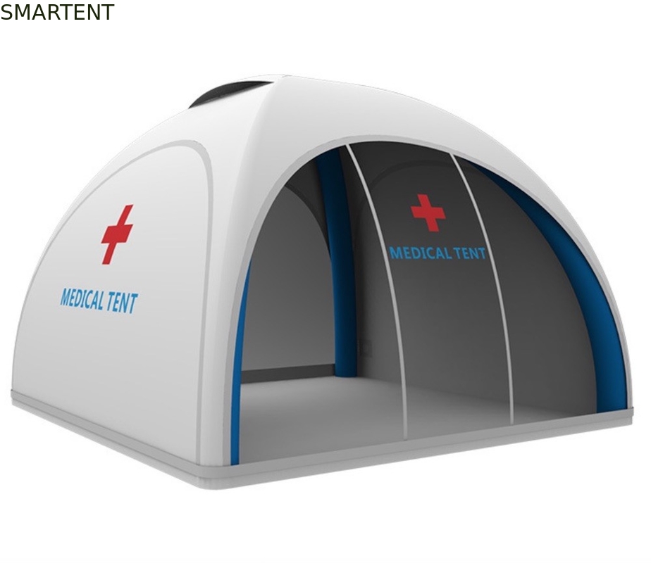Tente médicale gonflable Oxford TPU 3MX3M Portable White Transparent d'isolement fournisseur