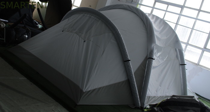 TPU Pole Tentes de camping gonflables à l'extérieur Tente à dôme d'air gonflables Polyester revêtu étanche fournisseur