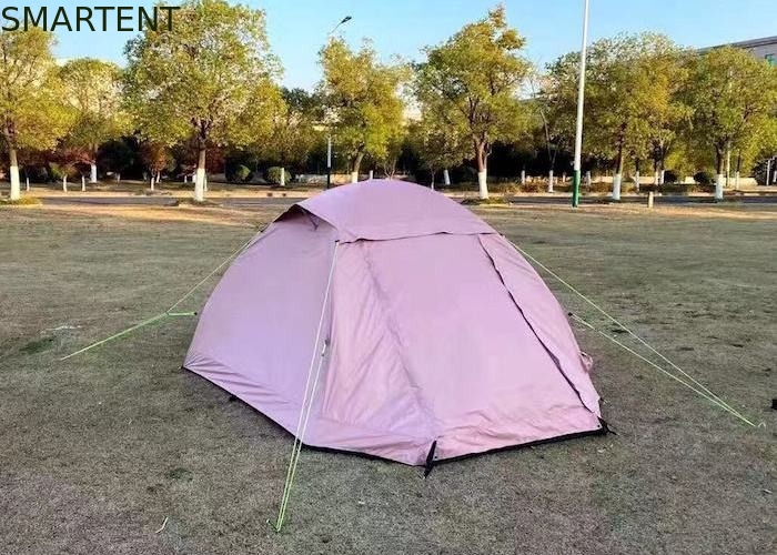 Tente de camping rose gonflable PU3000mm Tente de camping gonflable 3 personnes fournisseur